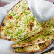 Cheese, Chilli and Herbs Naan