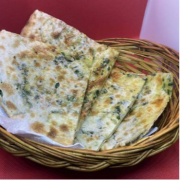 Spinach and Cheese Naan